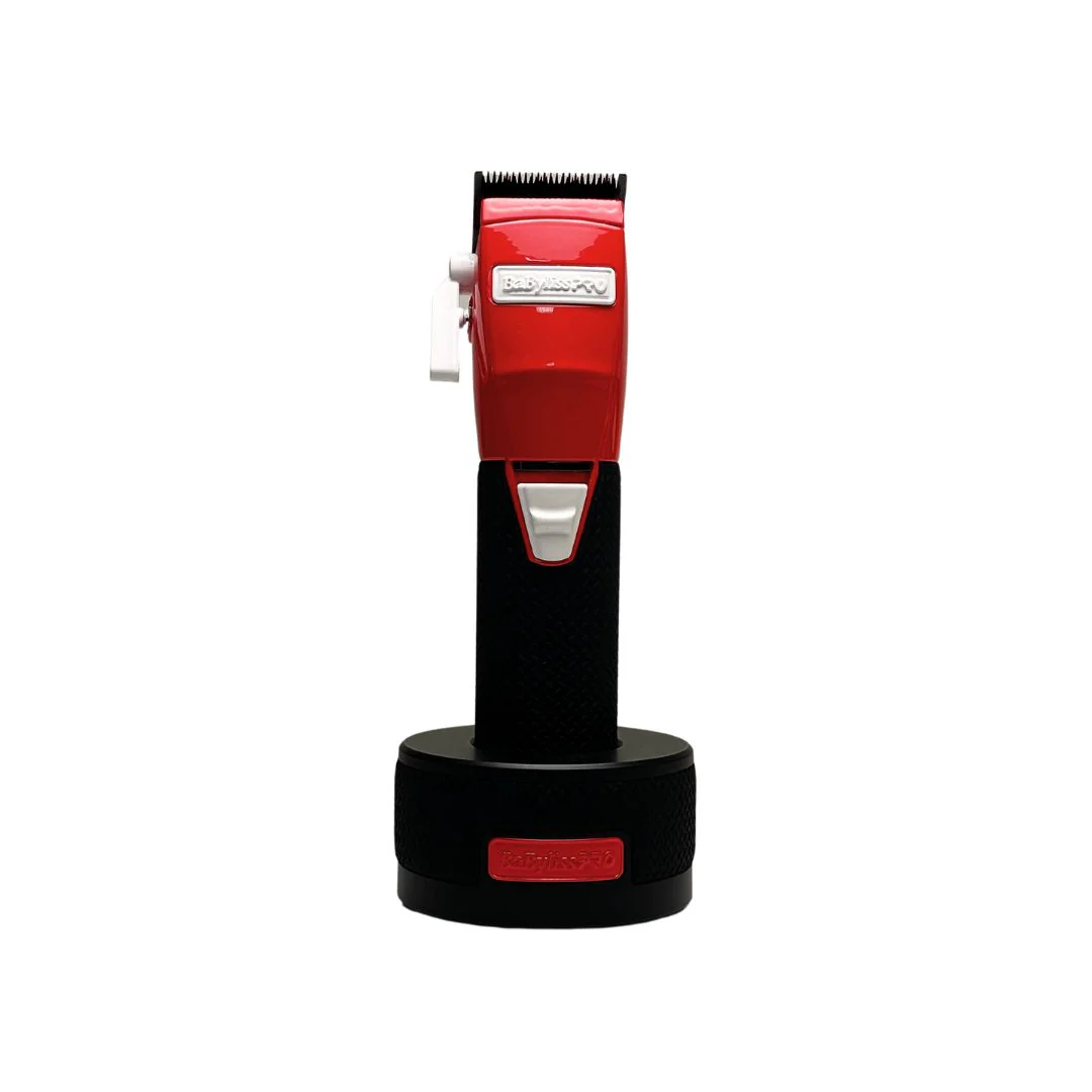 CLIPPER BOOST+ CON BASE DE CARGA CUSTOM ROJA Y BLANCO - BABYLISS