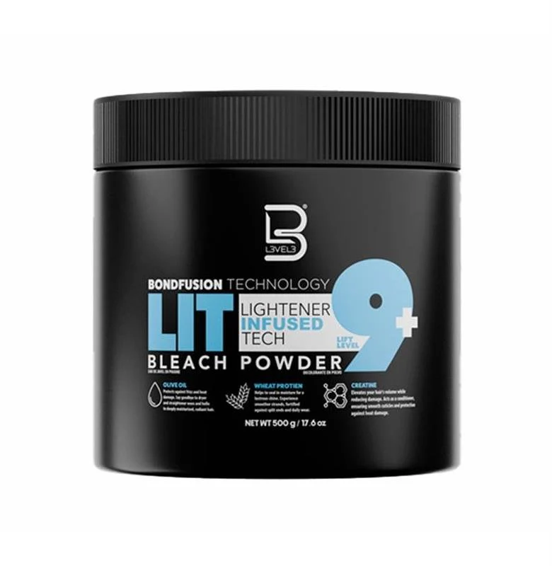 DECOLORANTE EN POLVO LIT BLEACH POWDER 9+ (500GR) - LEVEL 3