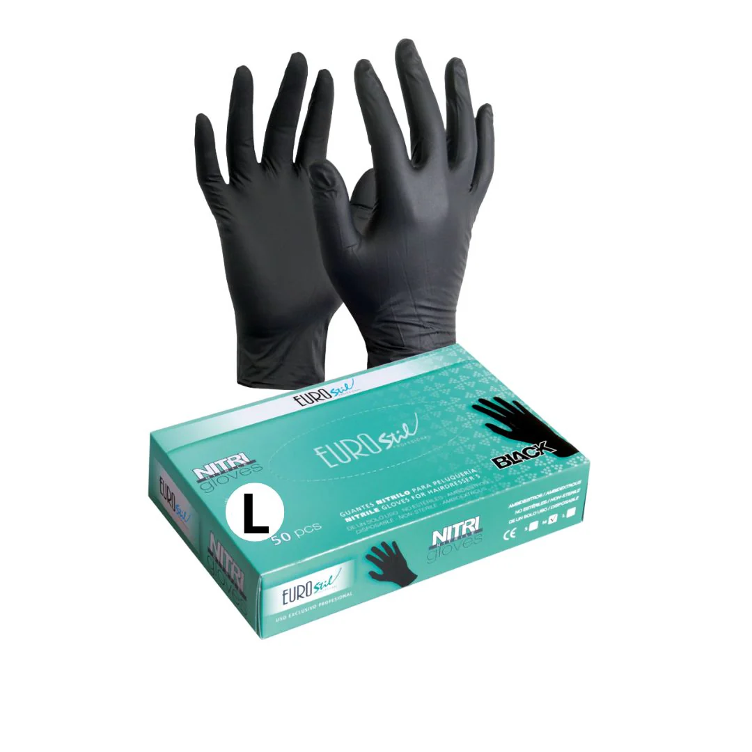 GUANTES DE NITRILO NEGROS - EUROSTIL - Image 2