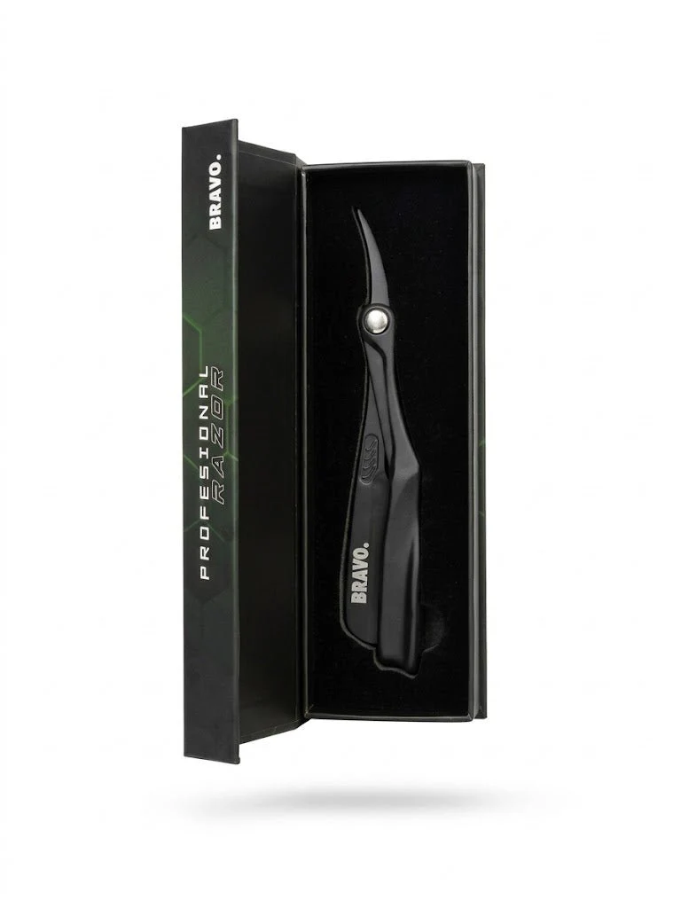 NAVAJA PROFESIONAL DE PRECISION NEGRA - BRAVO - Image 2