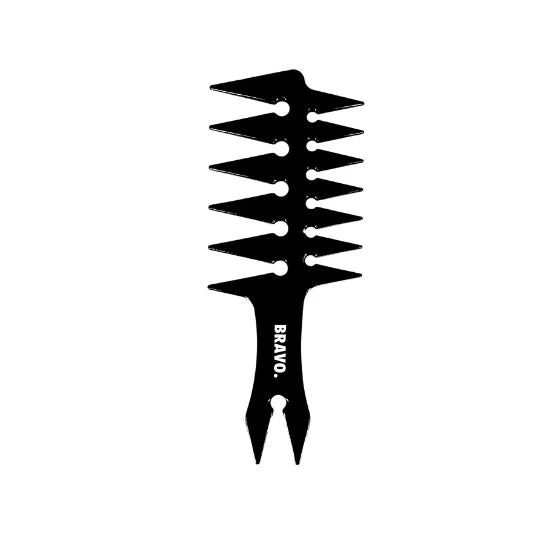PEINE DE TEXTURA NEGRO - BRAVO