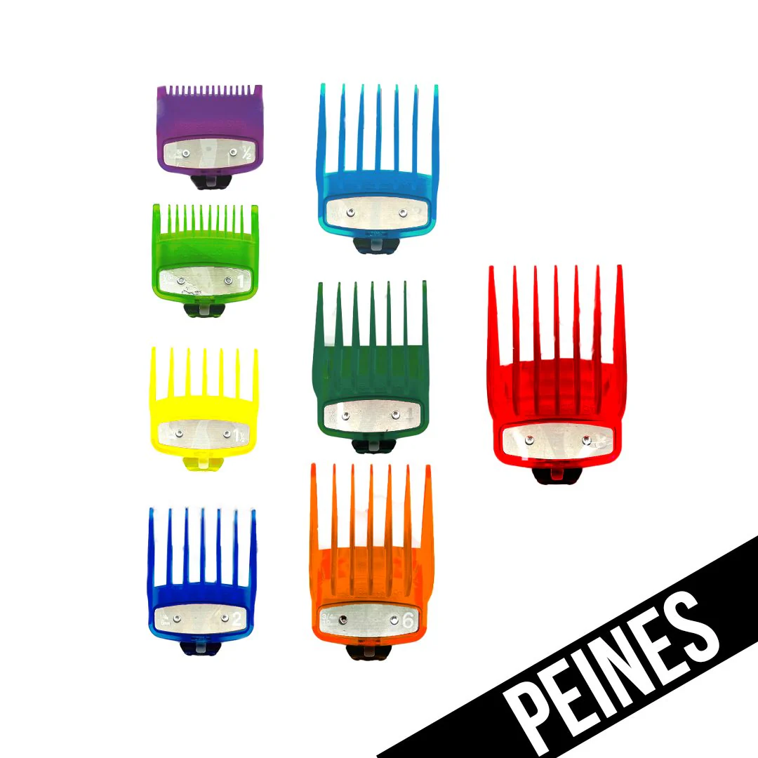 PEINES / GUIAS UNIVERSALES DE COLORES METALICOS ( 8 NUMEROS DE GUIAS )