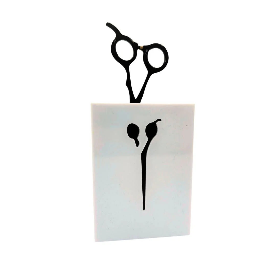 SOPORTE PARA TIJERAS BLANCO - BRAVO