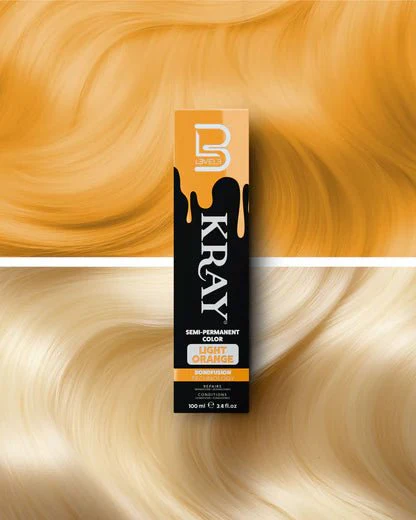 TINTE SEMIPERMANENTE NARANJA CLARO - KRAY COLOR LEVEL3